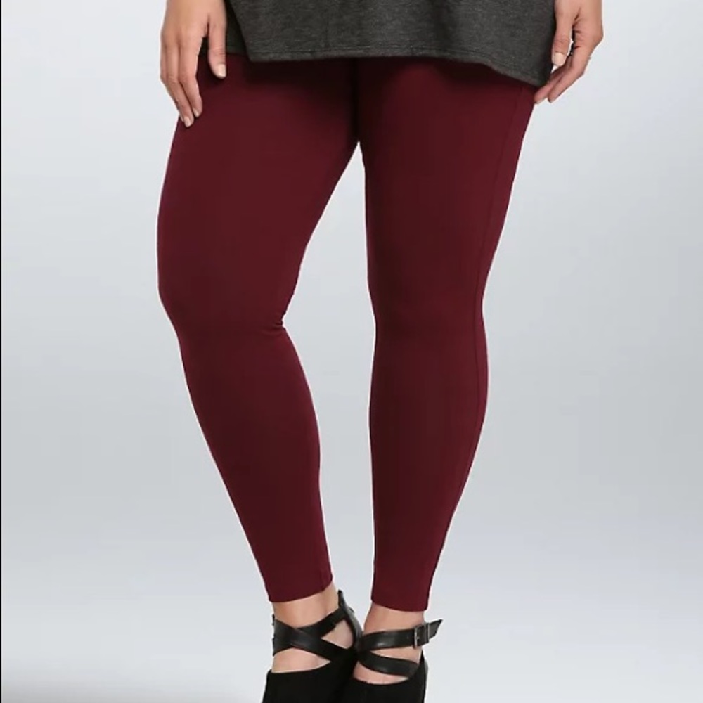 TORRID MERLOT  PREMIUM LEGGINGS